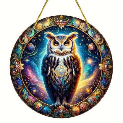 Magic Owl Suncatcher Mystic Acrylic Sign-MoonChildWorld