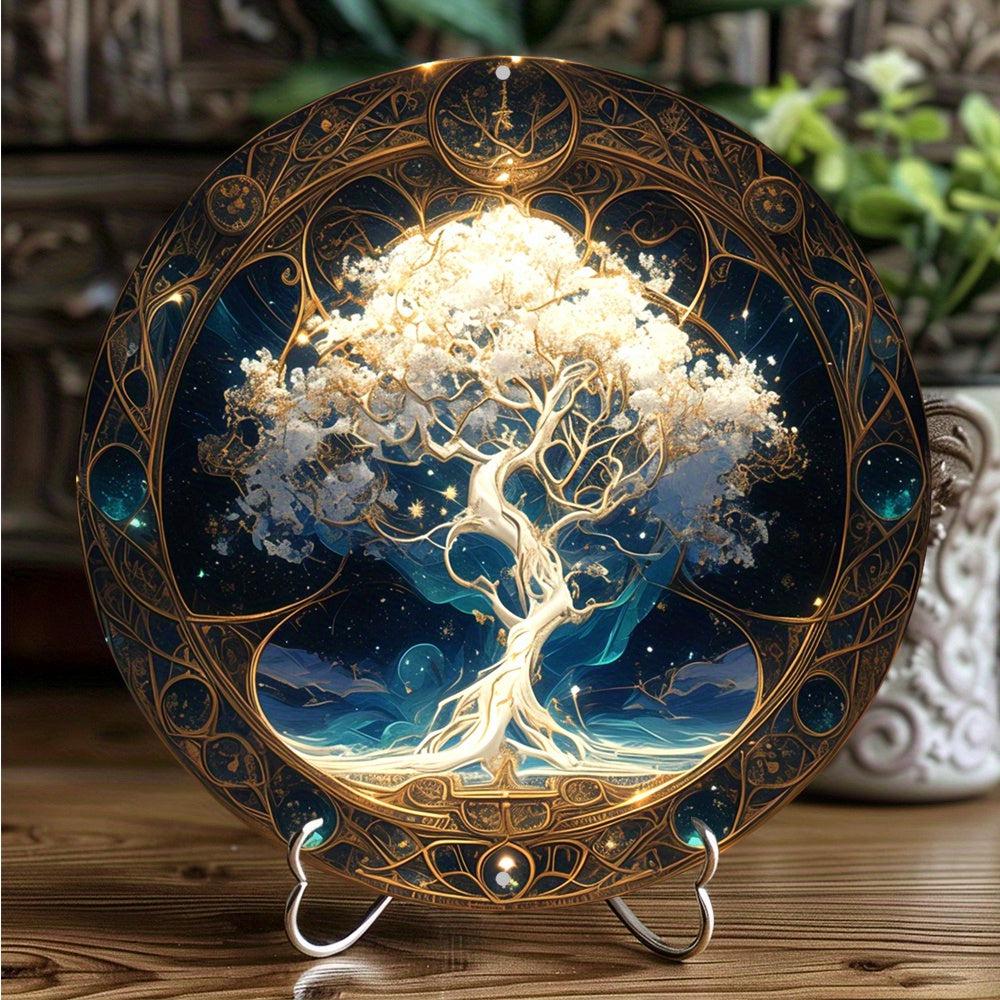 Magic Tree of Life Metal Sign Pagan Metal Sign-MoonChildWorld