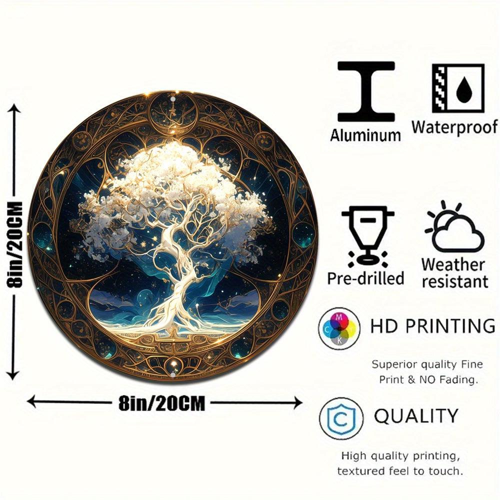 Magic Tree of Life Metal Sign Pagan Metal Sign-MoonChildWorld