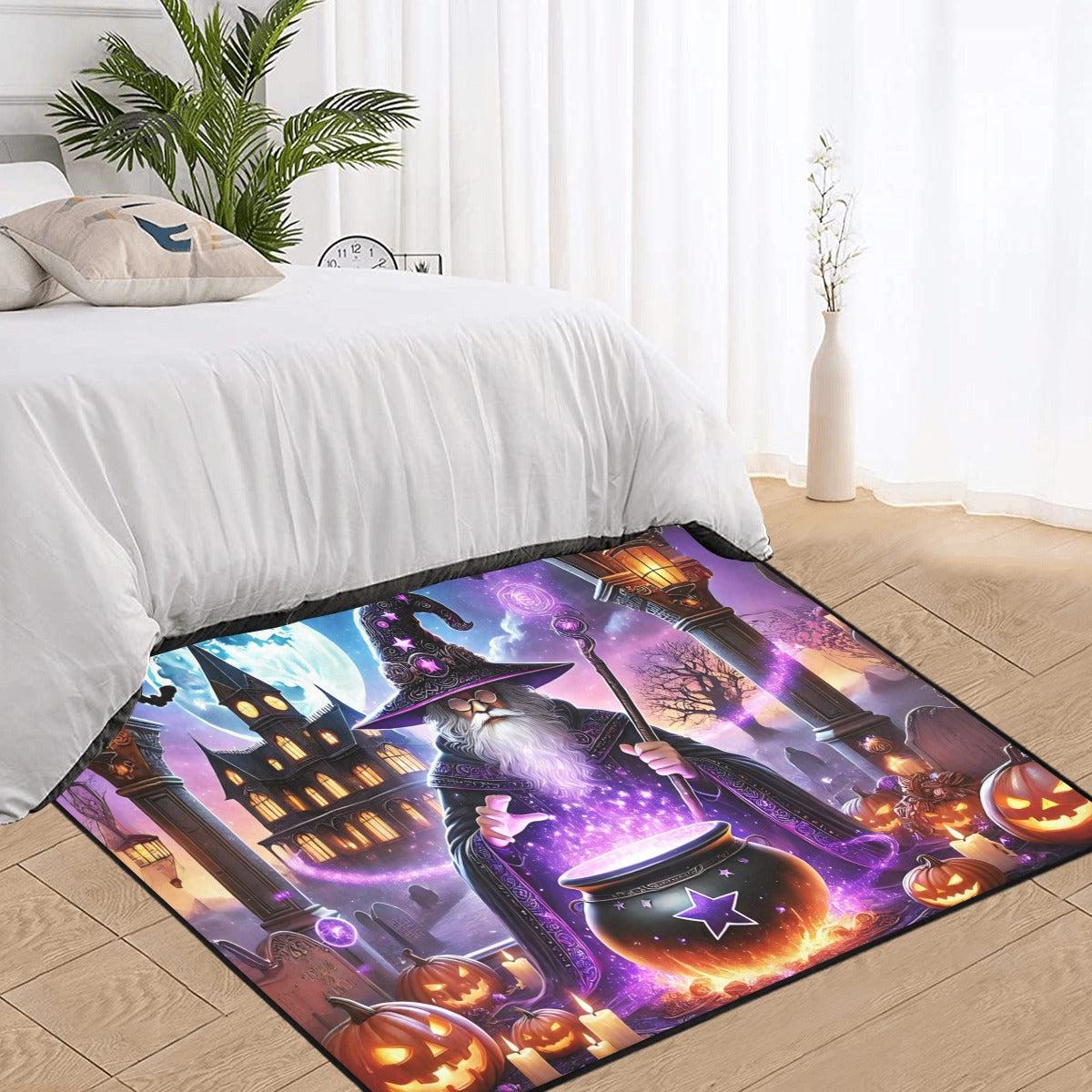Magic Wizard Area Rug Witchcraft Carpet for Halloween-MoonChildWorld