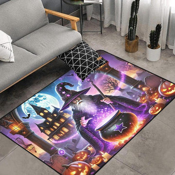 Magic Wizard Area Rug Witchcraft Carpet for Halloween-MoonChildWorld