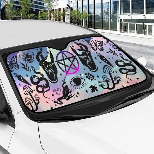 Magic hand Wicca Car Sun Shade-MoonChildWorld