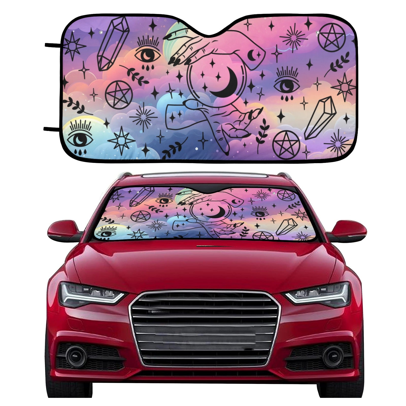 Magic things Witchy Car Sun Shade-MoonChildWorld