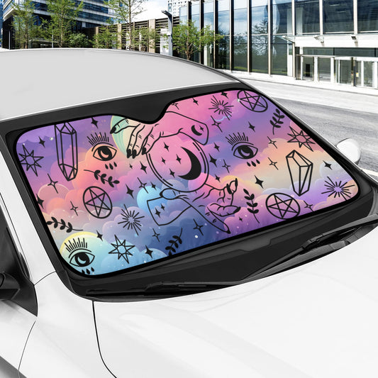 Magic things Witchy Car Sun Shade-MoonChildWorld
