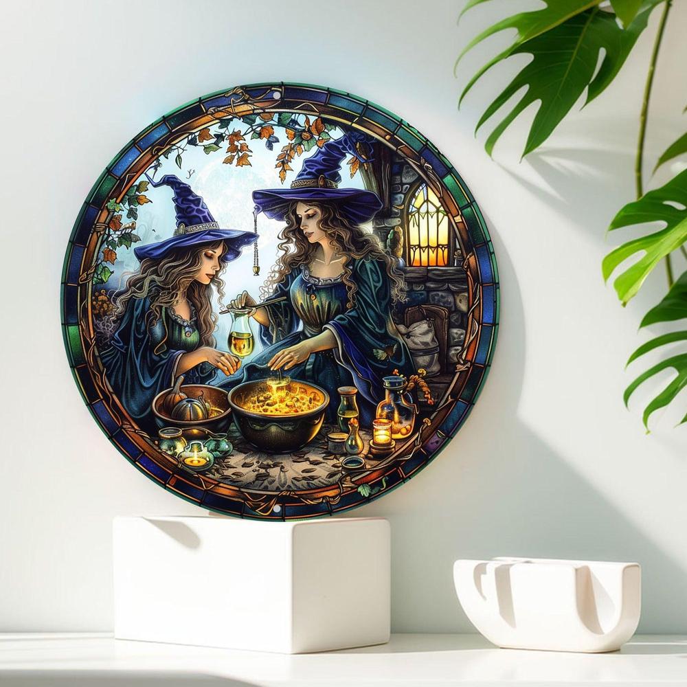 Magical Ambiance Witch Potion Metal Sign Halloween Home Decor-MoonChildWorld