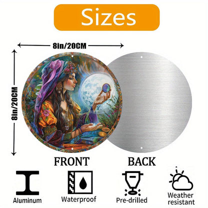 Magical Diviner Metal Sign Fortune Teller Witchy Metal Sign-MoonChildWorld