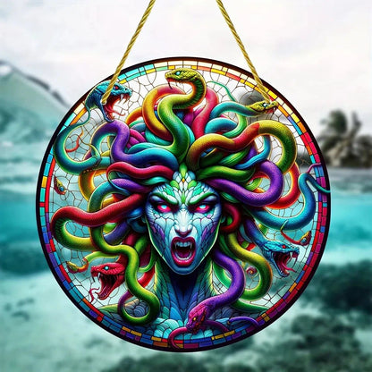 Medusa Suncatcher Gothic Acrylic Sign-MoonChildWorld