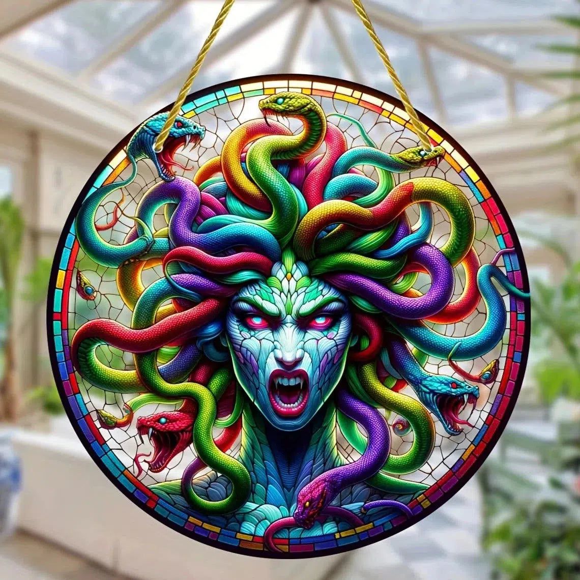 Medusa Suncatcher Gothic Acrylic Sign-MoonChildWorld