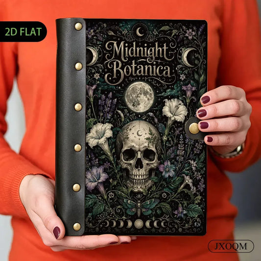 Midnight Skull Moth Journal - moth journal - MoonChildWorld