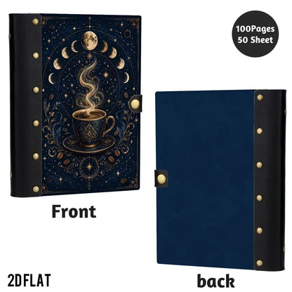 Moon Phase Magic Coffee Cup Journal - gifts for coffee lovers - MoonChildWorld