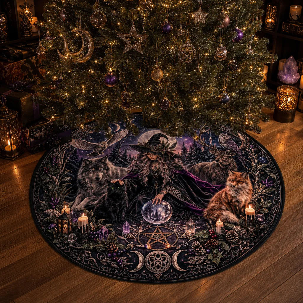 Moon Yule Tree Skirt – Pagan Witch Gothic Decor_mockup_3.webp