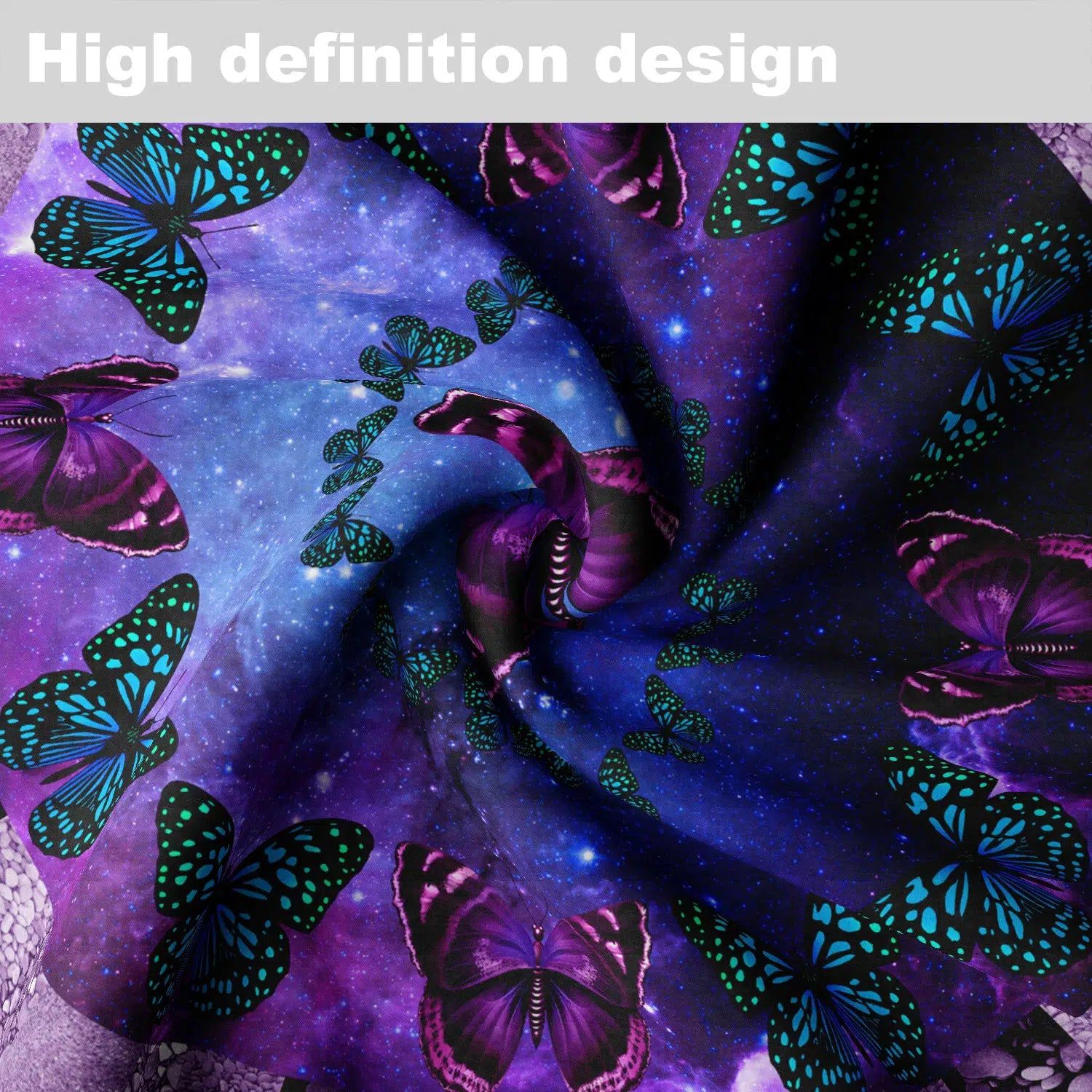 Moon phases Butterfly Witchy Table Cloth-MoonChildWorld