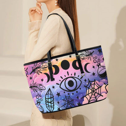 Moon phases Mystic Wicca Tote Bag-MoonChildWorld