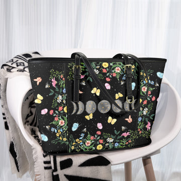 Moon phases Tote Bag-MoonChildWorld