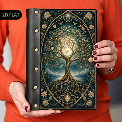 Moonlit Botanical Tree of Life Journal - botanical journal - MoonChildWorld