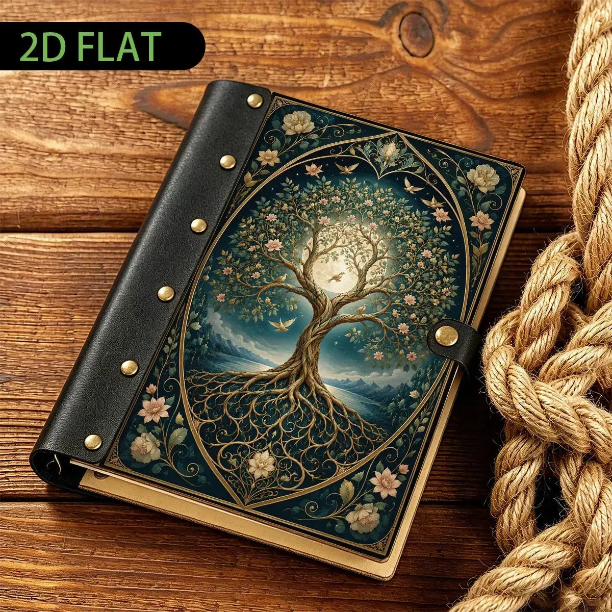 Moonlit Botanical Tree of Life Journal - tree of life journal - MoonChildWorld