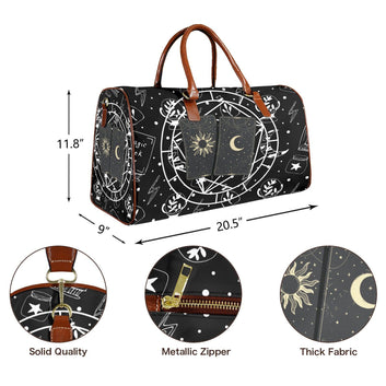 Mysteric Tarot Card Magic Witch Travel Bag-MoonChildWorld