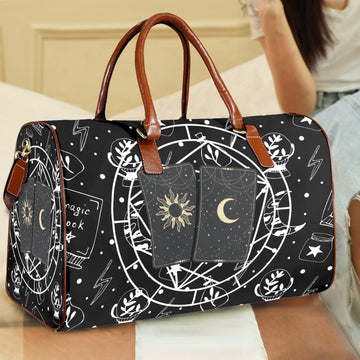 Mysteric Tarot Card Magic Witch Travel Bag-MoonChildWorld