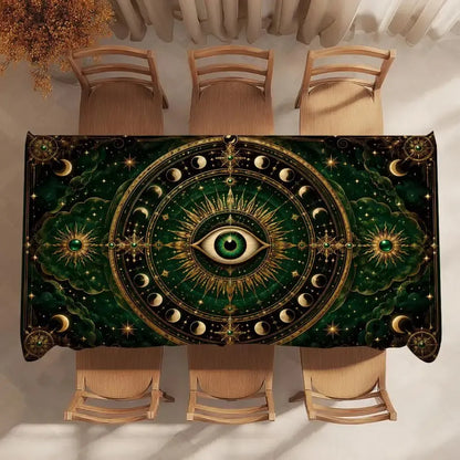 Mystic eye table cloth – machine washable altar cover