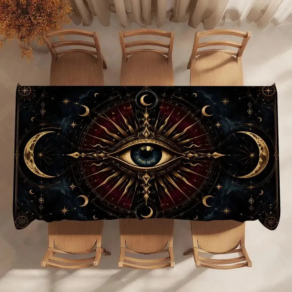 Evil eye altar cloth – print pattern variation detail