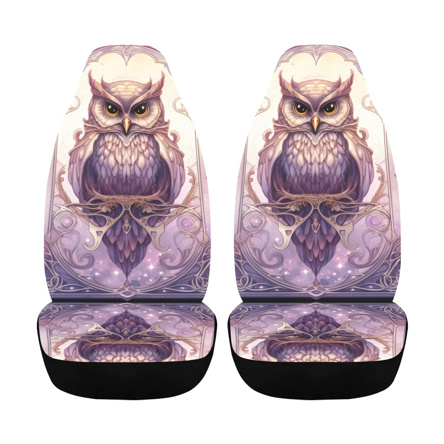 Mystic Owl Wicca Car Seat Covers-MoonChildWorld