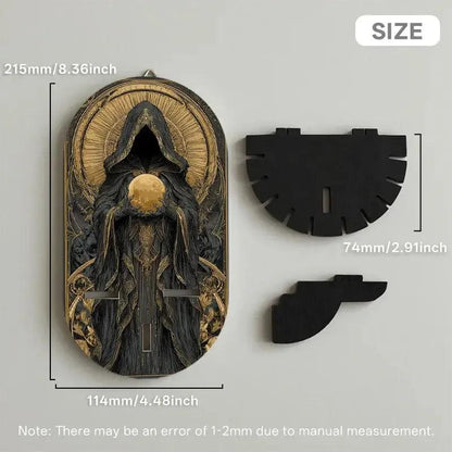 Mystic Wiccan Floating Shelves Pagan Altar Decor Witchy Decorative Wall Shelf-MoonChildWorld