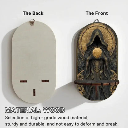 Mystic Wiccan Floating Shelves Pagan Altar Decor Witchy Decorative Wall Shelf-MoonChildWorld