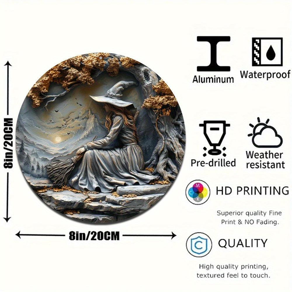 Mystic Witch Metal Sign Witchy Home Decor-MoonChildWorld