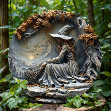 Mystic Witch Metal Sign Witchy Home Decor-MoonChildWorld