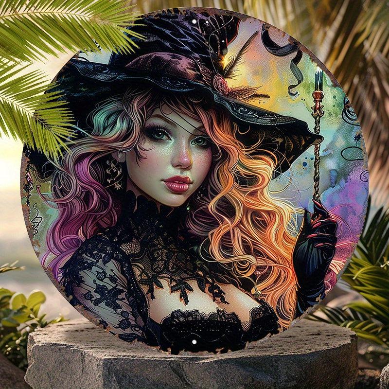 Mystic Witch Metal Sign Witchy Home Decor-MoonChildWorld