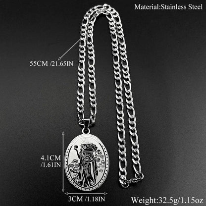 Mythology Fortune Goddess Pendant Necklace Goddess Greek Spiritual Jewelry-MoonChildWorld