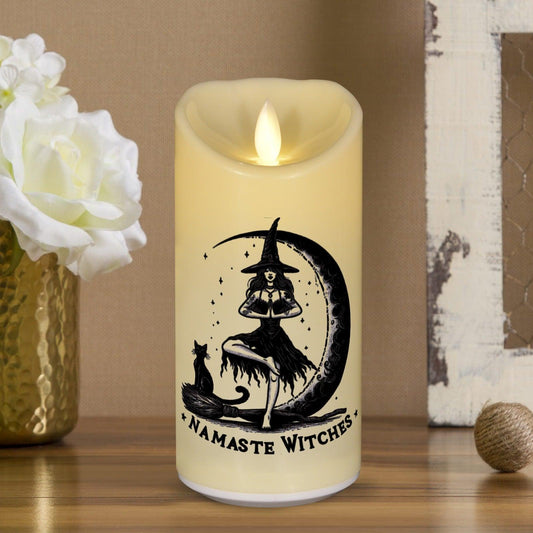 Namaste Witch Flameless LED Candle-MoonChildWorld