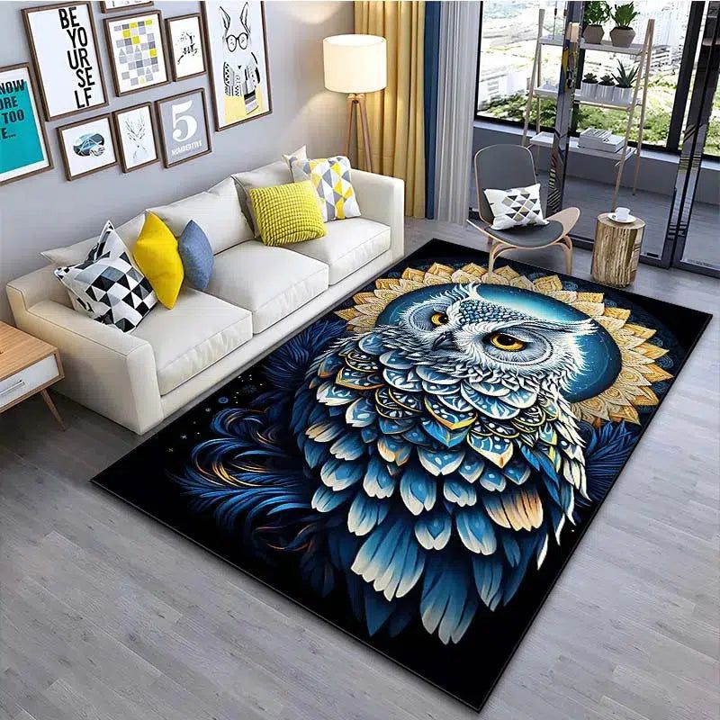 Night Owl Carpet Witchy Area Rug-MoonChildWorld