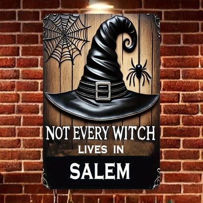 Not Every Witch Lives in Salem Wall Decor Sign Halloween Metal Sign-MoonChildWorld