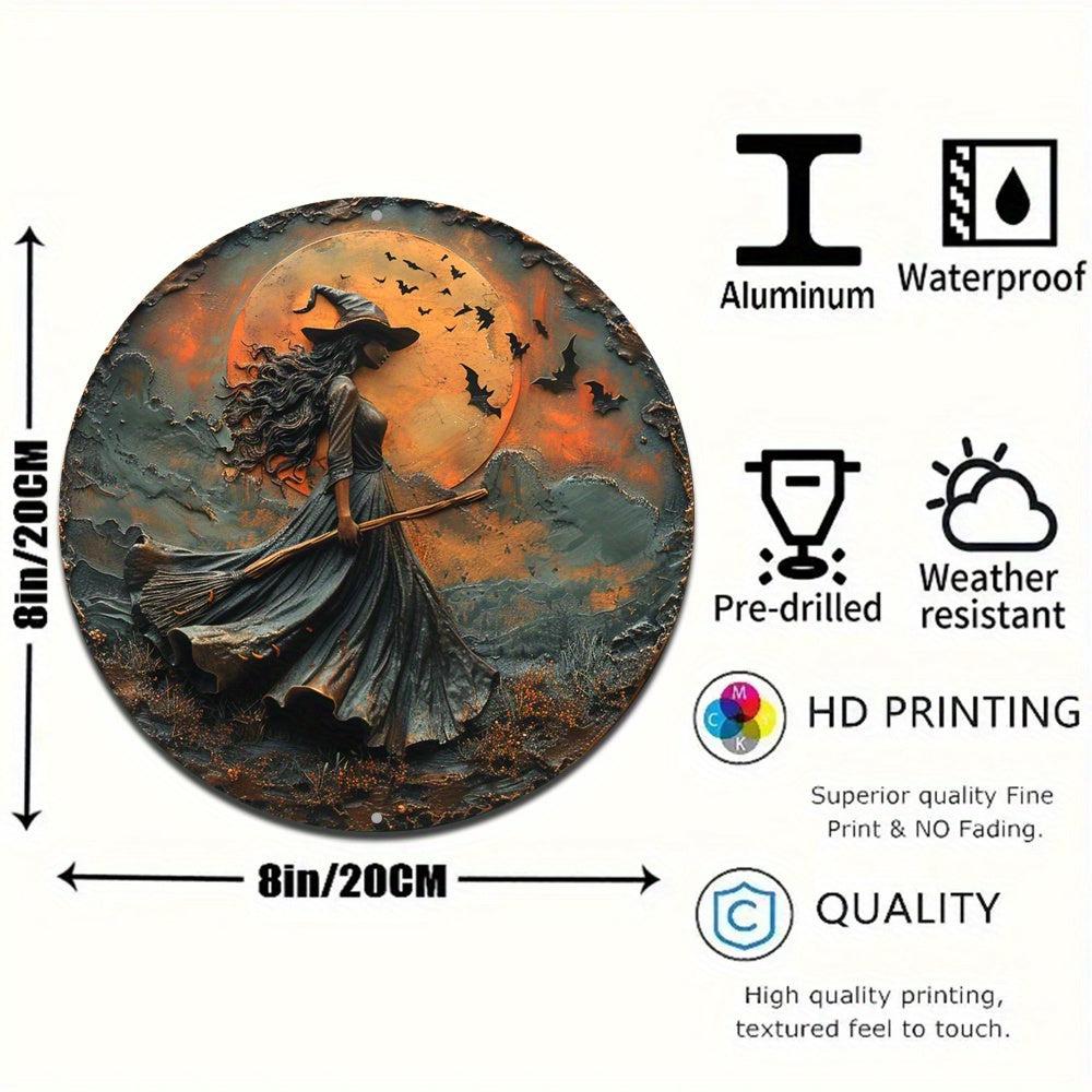 Occult Witch Metal Sign Halloween Home Decor-MoonChildWorld
