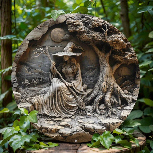 Occult Witch Metal Sign Mystic Home Decor-MoonChildWorld