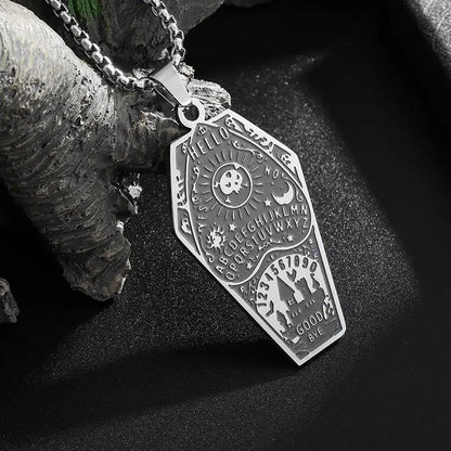Ouija Witch Coffin Castle Gothic Necklace Halloween Accessories-MoonChildWorld