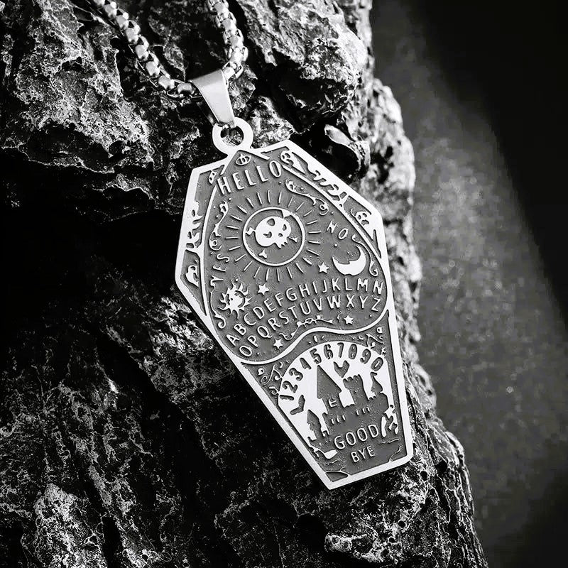 Ouija Witch Coffin Castle Gothic Necklace Halloween Accessories-MoonChildWorld