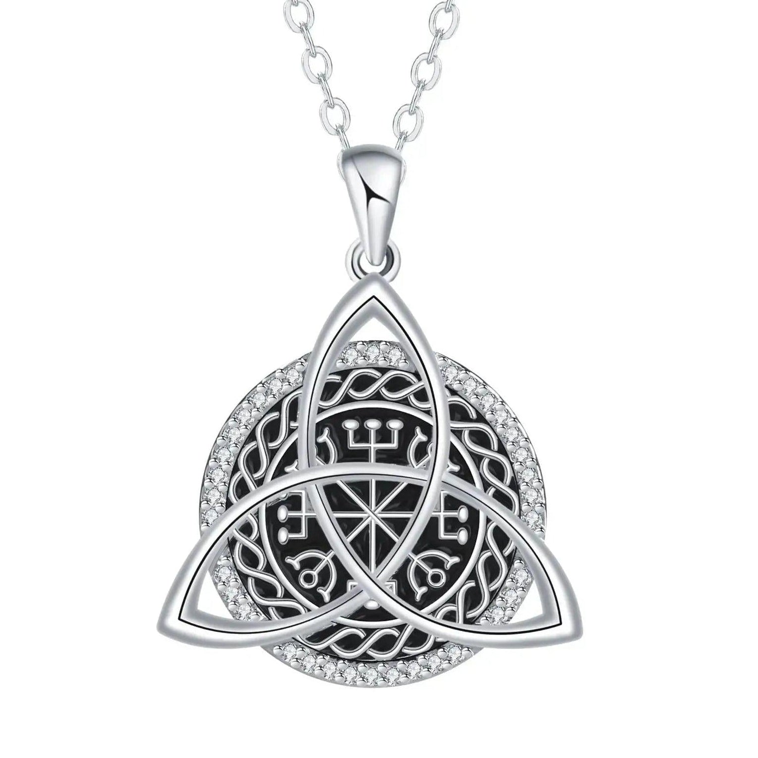 Pagan Celtic Knot Triquetra Necklace Norse Viking Mystic Jewelry-MoonChildWorld