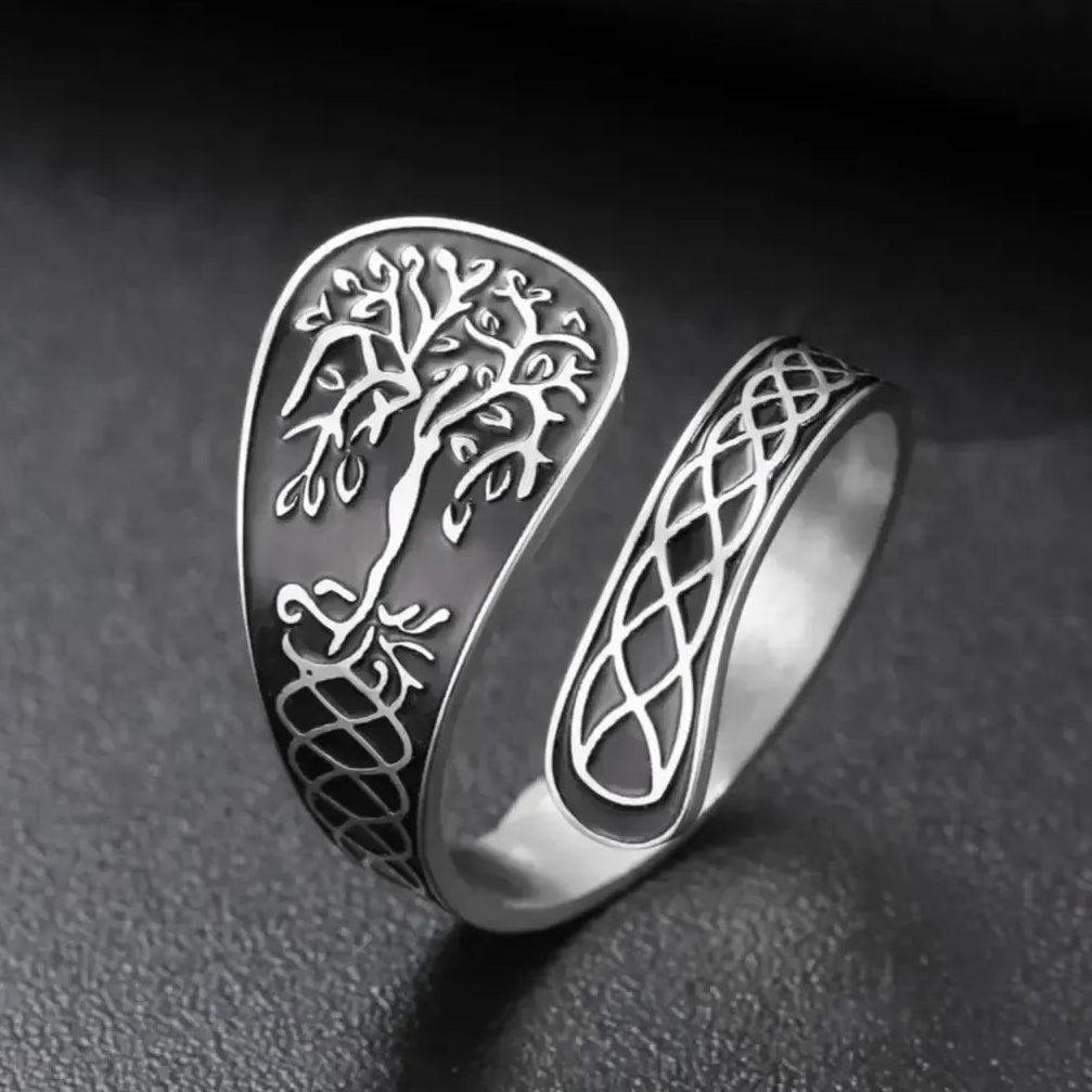 Pagan Celtic Tree of Life Ring Spiritual Jewelry-MoonChildWorld