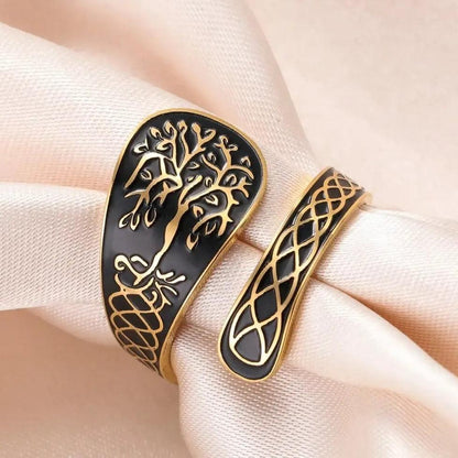 Pagan Celtic Tree of Life Ring Spiritual Jewelry-MoonChildWorld