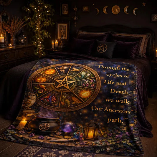 Pagan Wheel of Year Wicca Blanket for Witchy Yule Home Decor_mockup_1.webp