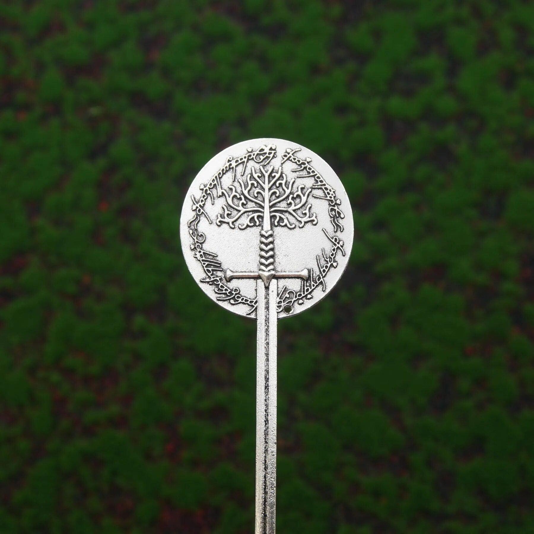 Pagan Witch Moon Hairpin Witchy Hair Accessories-MoonChildWorld