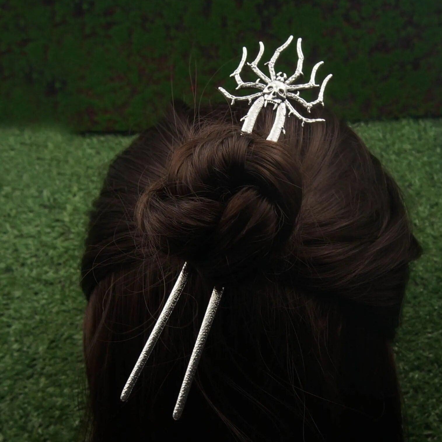 Pagan Witch Moon Hairpin Witchy Hair Accessories-MoonChildWorld