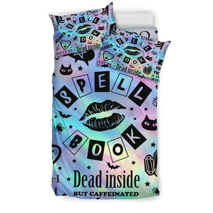Pastel goth witch Bedding Set-MoonChildWorld