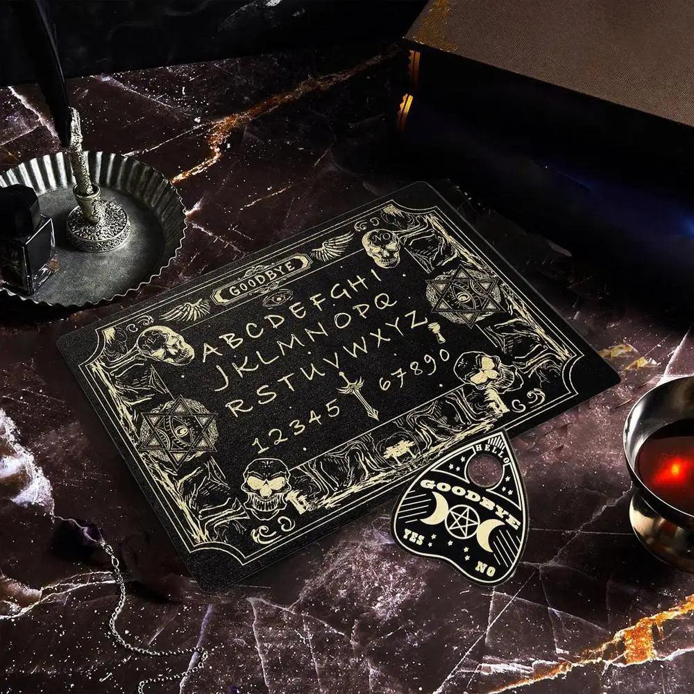 Pendulum Witch Ouija Board For Divination - Gothic Spirit Wooden Talking Board Wiccan Altar Supplies-MoonChildWorld