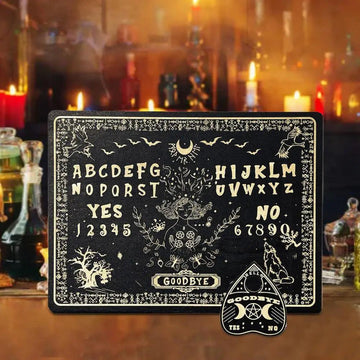 Pendulum Witch Ouija Board For Divination - Gothic Spirit Wooden Talking Board Wiccan Altar Supplies-MoonChildWorld