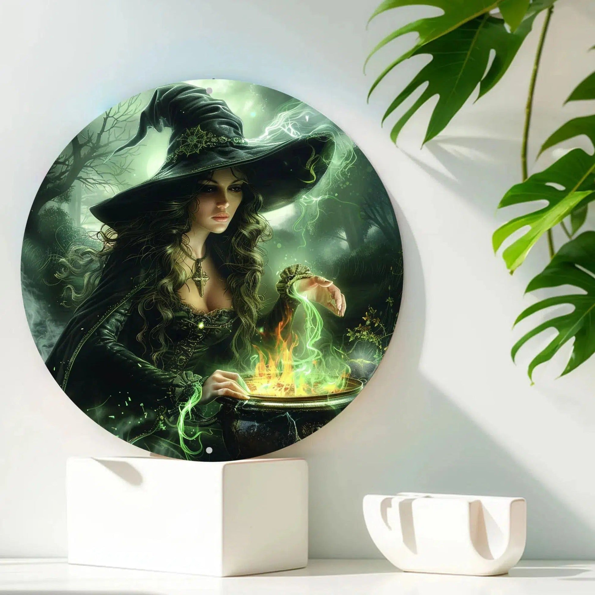 Poition Witch Metal Sign Gothic Halloween Home Decor-MoonChildWorld