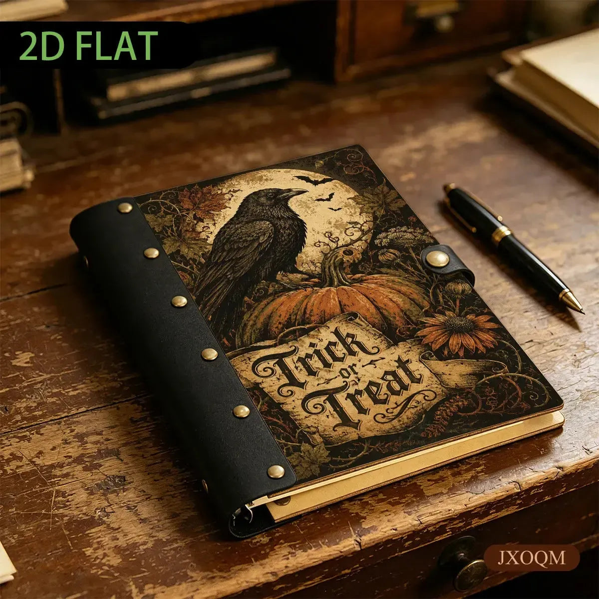 Raven Pumpkin Halloween Journal - Halloween gifts for witches - MoonChildWorld