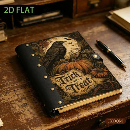 Raven Pumpkin Halloween Journal - Halloween gifts for witches - MoonChildWorld